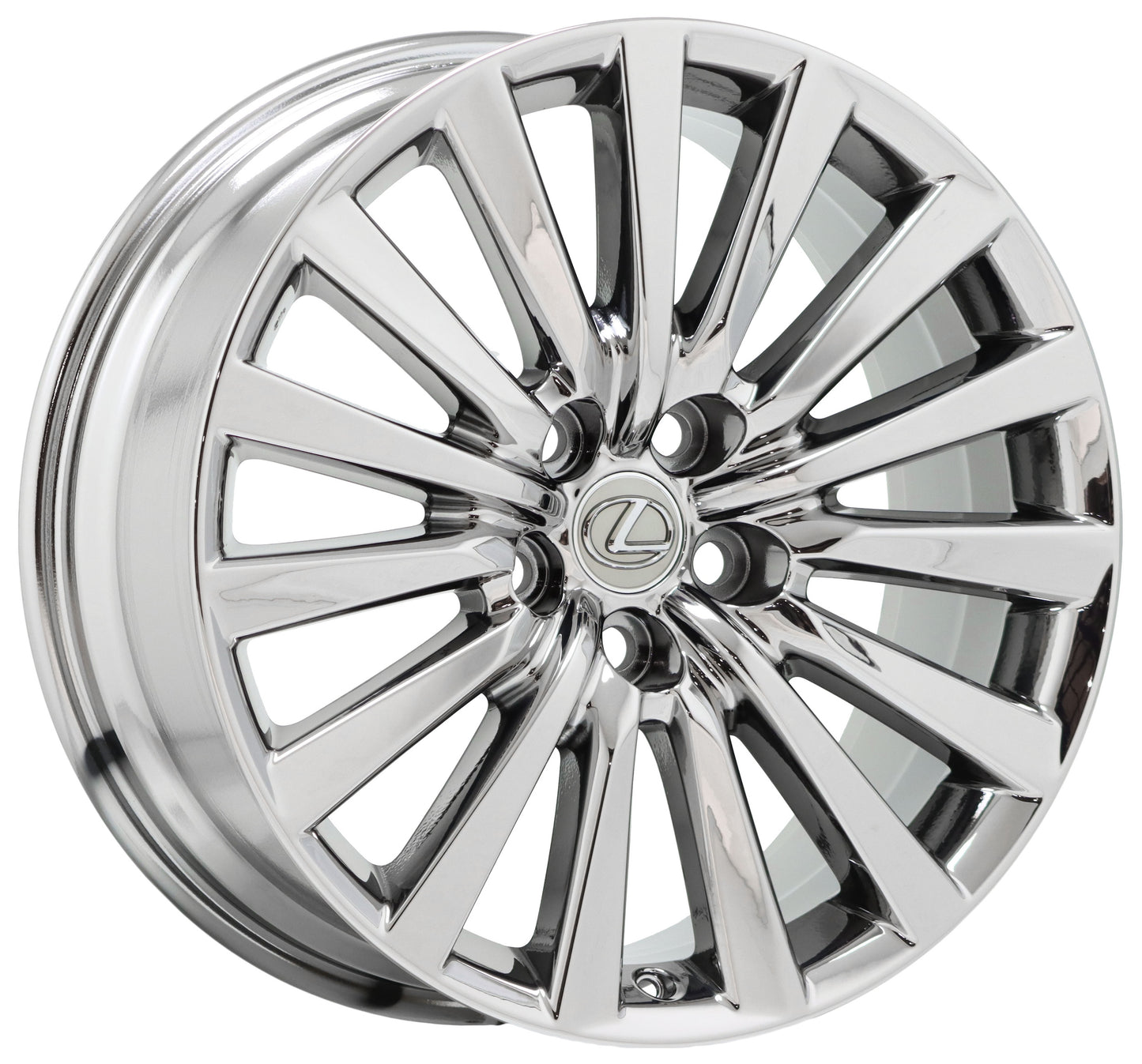 19" Lexus LS460 Bright Chrome wheels rims Factory OEM set 4 74285