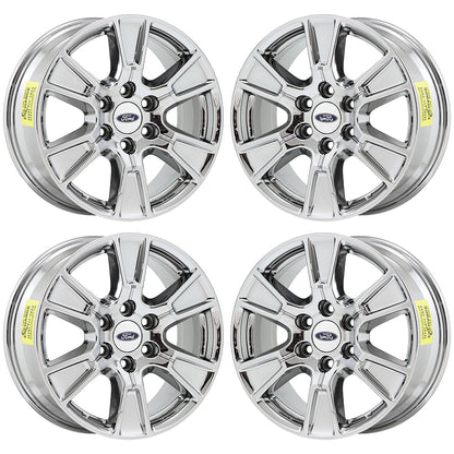 18" Ford F150 Truck Bright Chrome wheels rims Factory set OEM 3998 EXCHANGE
