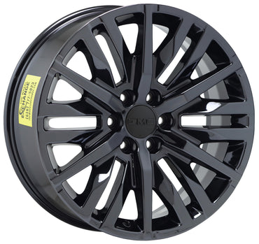 22" Cadillac Escalade Black Chrome wheels rims replica OEM set 4 5921