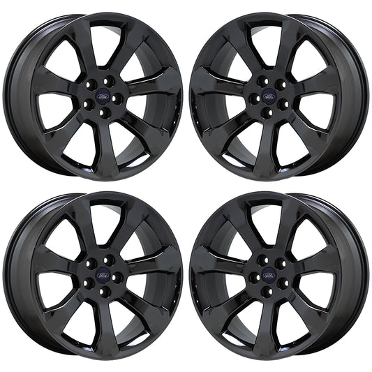 21" Ford Explorer ST Black Chrome wheels rims Factory OEM set 10271 EXCHANGE