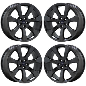 21" Ford Explorer ST Black Chrome wheels rims Factory OEM 2020 2021 set 10271