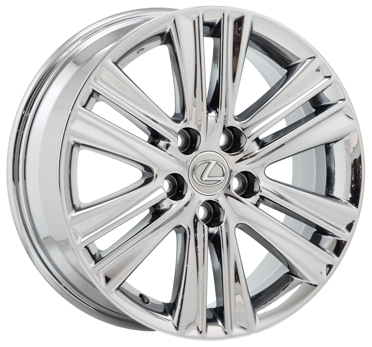 17" Lexus ES350 Bright Chrome wheel rim Factory OEM single 74276 EXCHANGE