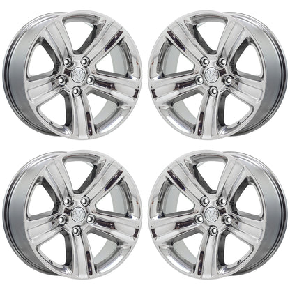 20" Dodge Ram 1500 Truck Bright Chrome wheels rims Factory OEM set 4 2453