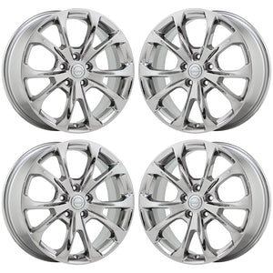 20" Jeep Grand Cherokee Summit PVD Chrome wheels rims Factory OEM set 4 9212