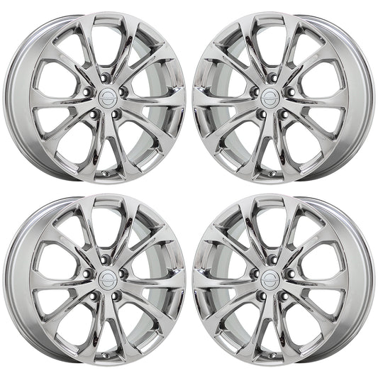 20" Jeep Grand Cherokee Summit Bright Chrome wheels rims Factory OEM set 9212
