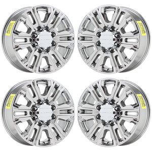20" Chevrolet Silverado 2500 3500 PVD Chrome Wheels Rim Factory OEM Set 5957