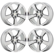 Load image into Gallery viewer, 20x8 20x9 Camaro SS PVD Chrome wheels rims Factory OEM GM set 4 5443 5445
