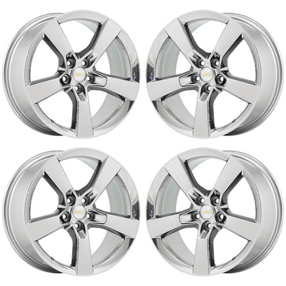 20x8 20x9 Camaro SS Bright Chrome wheels rims Factory OEM GM set 4 5443 5445