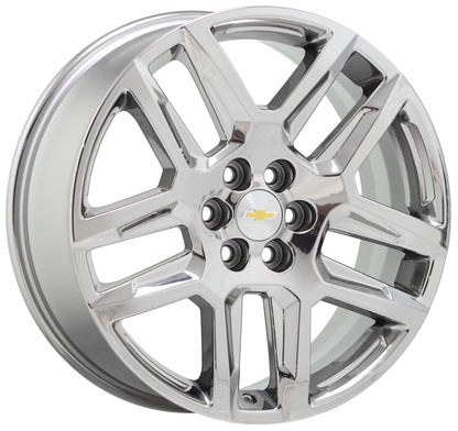 20" Chevrolet Traverse Bright Chrome wheels rims Factory OEM set 5849 EXCHANGE