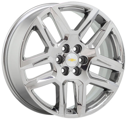 20" Chevrolet Traverse Bright Dura Chrome wheels rims Factory OEM set 5849