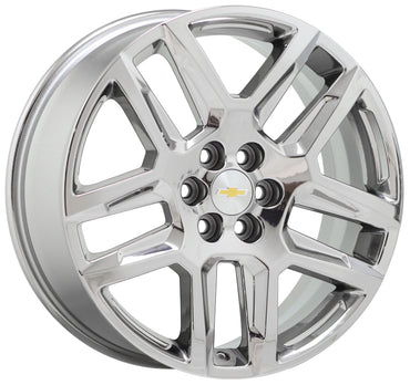 20" Chevrolet Traverse Bright Dura Chrome wheels rims Factory OEM set 5849