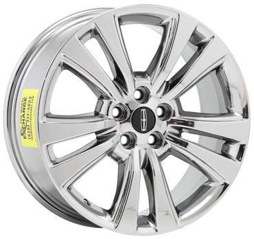 18" Lincoln MKX Bright Chrome wheels rims Factory OEM 2016 2017 2018 set 4 10071