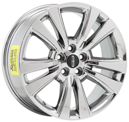 18" Lincoln MKX Bright Chrome wheels rims Factory OEM set 10071 EXCHANGE
