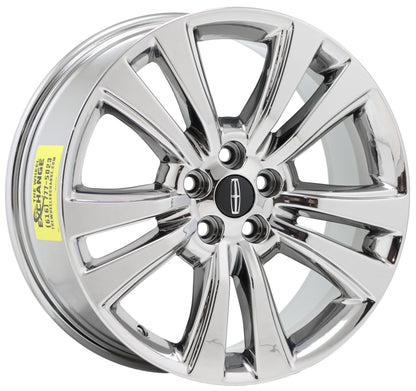 18" Lincoln MKX Bright Chrome wheels rims Factory OEM set 10071 EXCHANGE