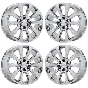 22" Escalade Silverado Sierra PVD Chrome wheels rims Factory OEM GM 5922