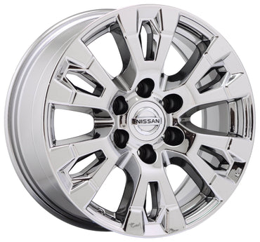 18" Nissan Armada Titan Bright Chrome wheels rims Factory OEM set 4 62726
