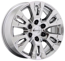 Load image into Gallery viewer, 18&quot; Nissan Armada Titan Bright Chrome wheels rims Factory OEM set 4 62726
