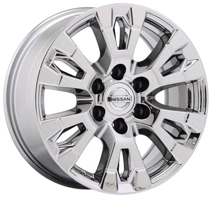 18" Nissan Armada Titan Bright Chrome wheels rims Factory OEM set 4 62751