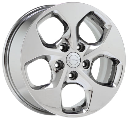 17" Chrysler Pacifica Bright Chrome wheels rims Factory OEM set 2590