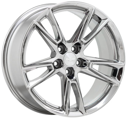 20" Chevrolet Camaro SS Bright Chrome wheels rims Factory OEM set 5872 5875