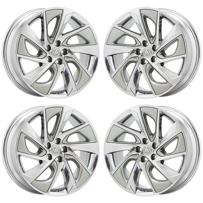 20" Lexus RX350 RX450H Bright Chrome wheels rims Factory OEM set 74337 EXCHANGE