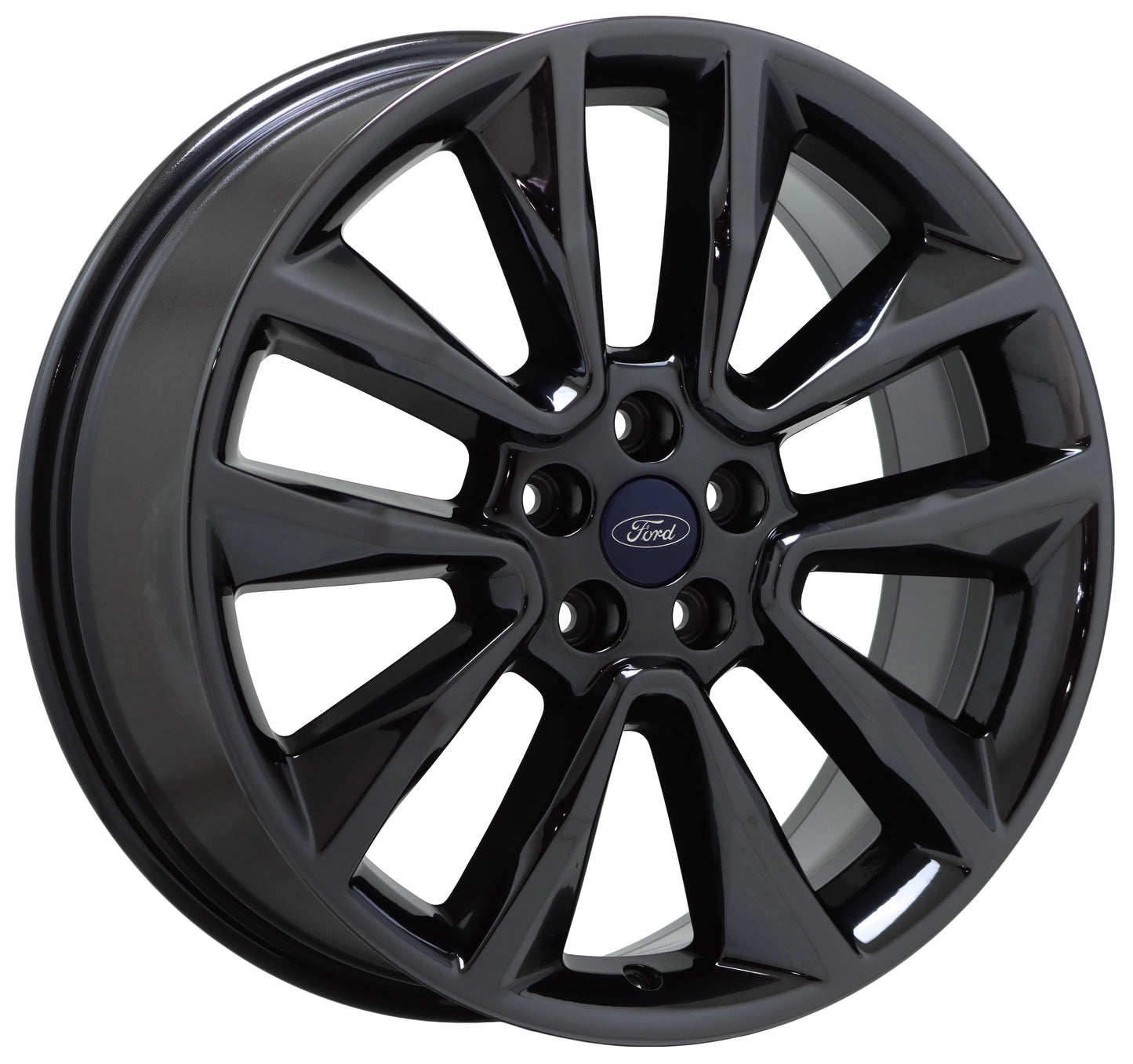 19" Ford Escape Black Chrome wheels rims Factory OEM set 3970 EXCHANGE