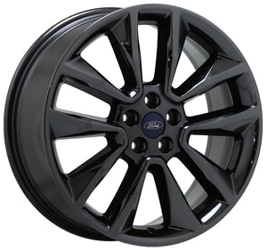 19" Ford Escape Black Chrome wheels rims Factory OEM set 4 3970
