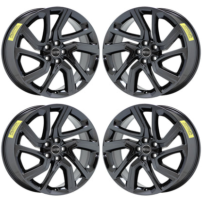 21x9.5 Range Rover Sport Black Chrome wheels rims Factory OEM set 72311