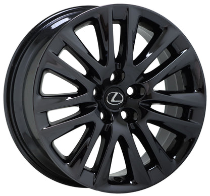 19" Lexus LS460 Black Chrome wheels rims Factory OEM set 74284 EXCHANGE