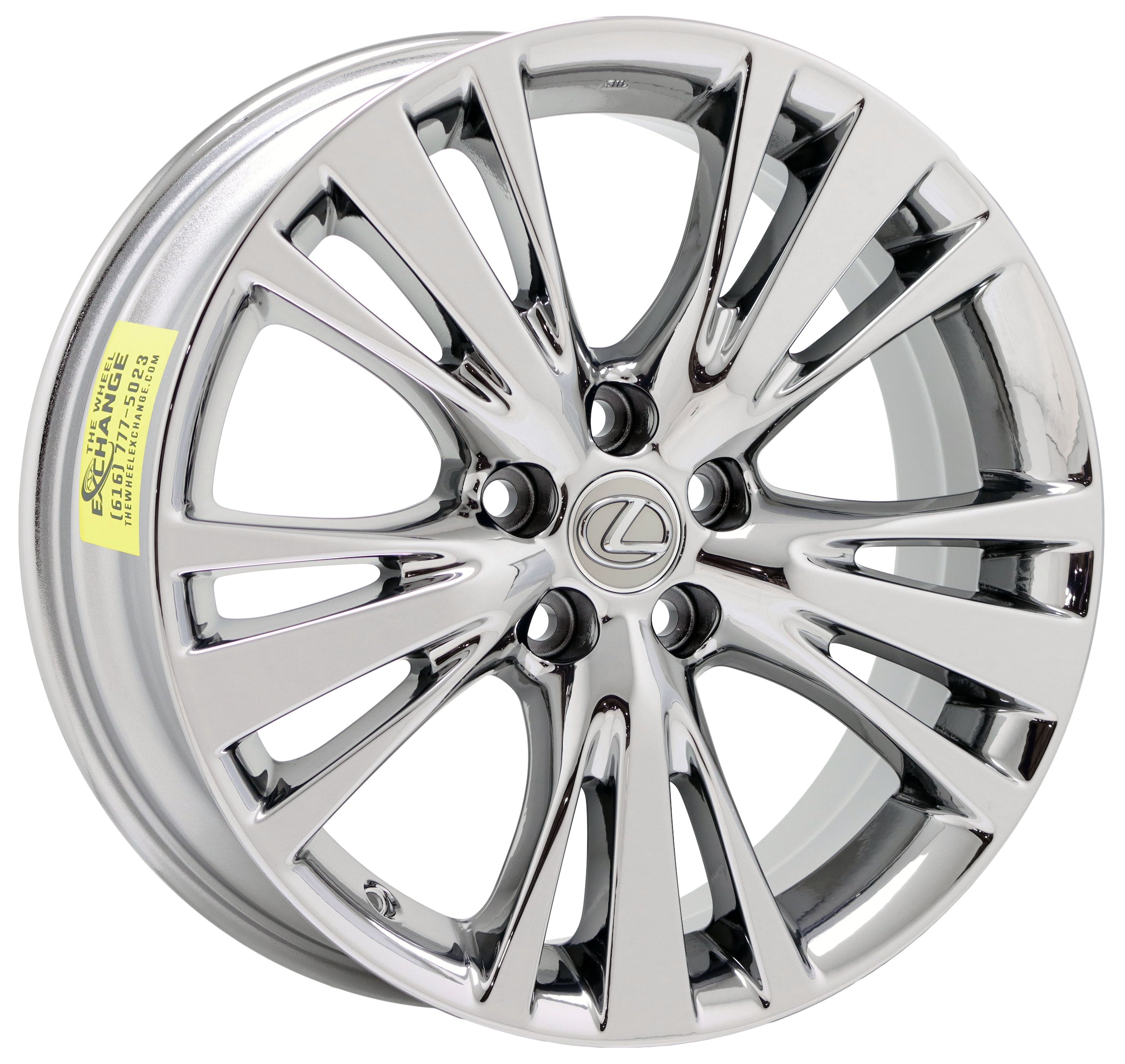 19" Lexus RX350 RX450 Bright Chrome wheel rim Factory OEM single 74254
