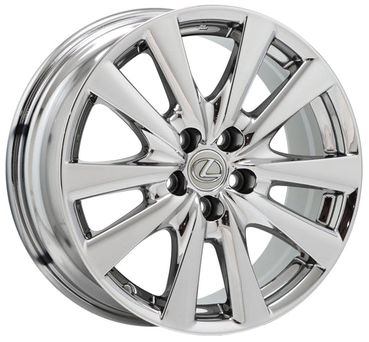 18" Lexus GS350 GS450 Bright Chrome wheel rim Factory OEM 74269 x1