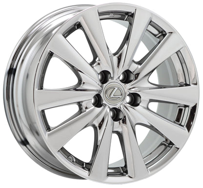 18" Lexus GS350 GS450 Bright Chrome wheels rims Factory OEM set 4 74269