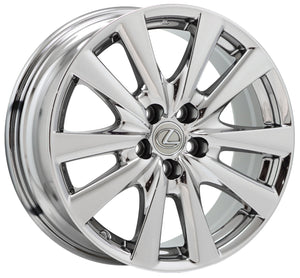 18" Lexus GS350 GS450 Bright Chrome wheel rim Factory OEM 74269 x1