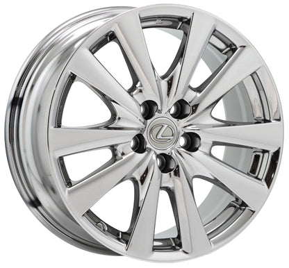 18" Lexus GS350 GS450 Bright Chrome wheels rims Factory OEM set 4 74269 EXCHANGE