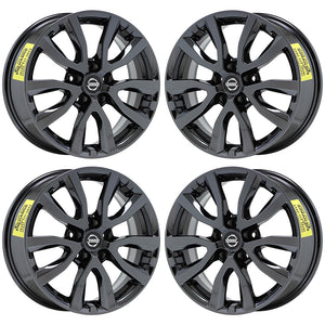 17" Nissan Rogue SV Black Chrome wheels rims Factory OEM set 4 62746