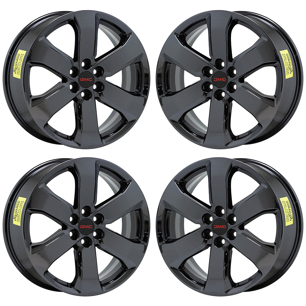 20" GMC Acadia Black Chrome wheels rims Factory OEM 5845