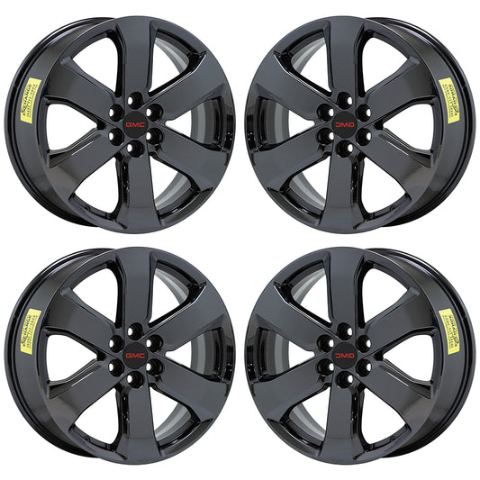 20" GMC Acadia Black Chrome wheels rims Factory OEM 5845