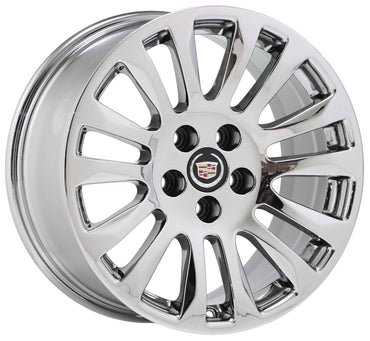 18" Cadillac CTS coupe Bright Chrome wheels rims Factory OEM GM 4669 4673