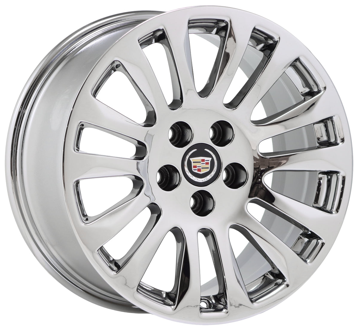 18" Cadillac CTS coupe Bright Chrome wheels rims Factory OEM GM 4669 4673