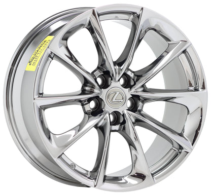 20x9.5 Lexus LC500 LC500h Bright Chrome wheel Factory OEM rear 74359 EXCHANGE