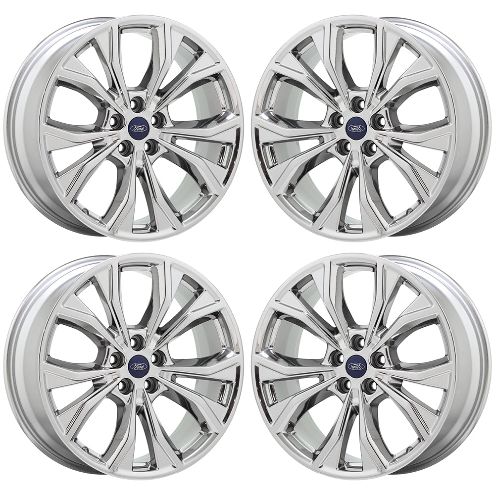 20" Ford Explorer Bright Chrome wheels rims Factory OEM set 10268