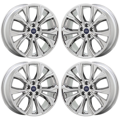 20" Ford Explorer Bright Chrome wheels rims Factory OEM set 10268