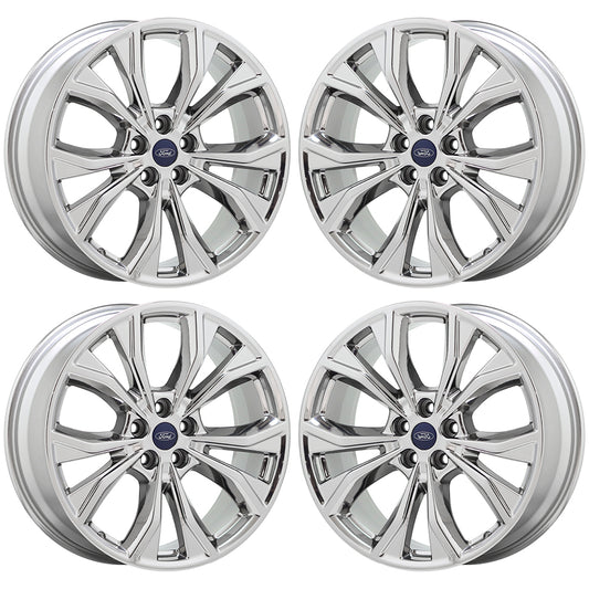 20" Ford Explorer Bright Chrome wheels rims Factory OEM set 10268