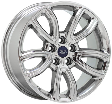 18" Ford Explorer Bright Chrome wheels Factory OEM set 10265