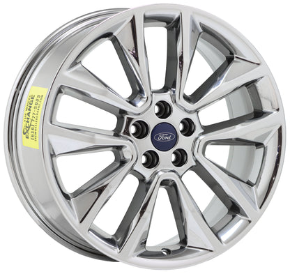 19" Ford Escape Bright Chrome wheel rim Factory OEM 2013 2014 2015 2016 3970