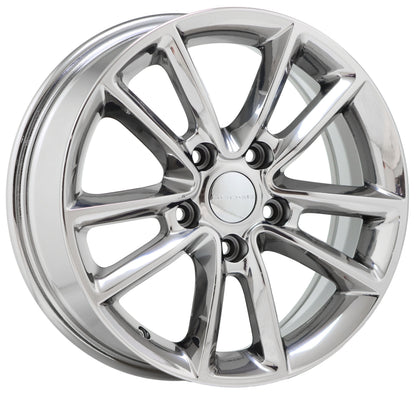 17" Dodge Journey Grand Caravan Bright Chrome wheels rims Factory OEM set 4 2399