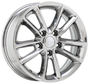 17" Dodge Journey Grand Caravan PVD Chrome wheels rims Factory OEM set 4 2399
