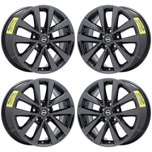 17" Nissan Altima Black Chrome wheels rims Factory OEM 2017 2018 2019 set 62719