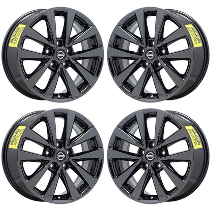 17" Nissan Altima Black Chrome wheels rims Factory OEM 2017 2018 2019 set 62719