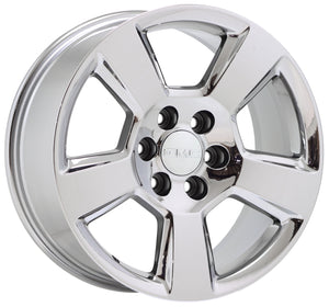 20" Chevrolet GMC Silverado Sierra 1500 PVD Chrome wheels rims Factory OEM 5652